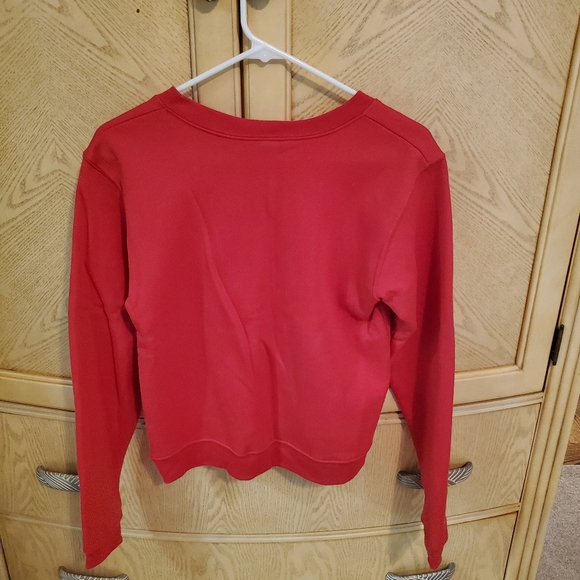 New never worn women's ole miss sweatshirt. Fleece lined. Size L but runs small - Picture 4 of 4